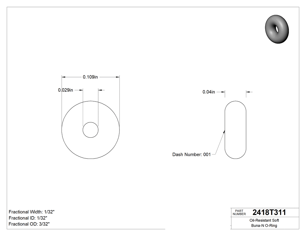 Technical drawing - 2418T311